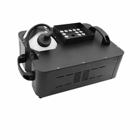Machine à fumée à effet colonne d'air avec éclairage RVB, télécommande et DMX 512, 1500 W
