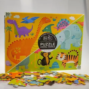 Goedkoopste Fabriek Prijs Veilig Goede Kwaliteit Dierenwereld Kids Puzzel Speelgoed Voor Kinderen