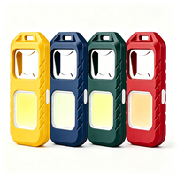 Mini ouvre-bouteille COB, lampe de travail, lampe torche, aimant à l'arrière, rechargeable par USB, 4 modes d'éclairage, 250 lumens, lampe torche à LED pour porte-clés