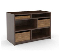 Ensembles de meubles de chambre d'hôtel modernes et écologiques en chêne, avec structure en bois massif et construction en MDF, durables, pour appartements 3/4/5 étoiles