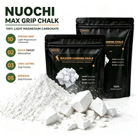 Cristaux et poudre de craie blanche pour le placement de prises et le nettoyage des routes de bouldering sur mur d'escalade intérieur 100g 200g 300g Pack Gym