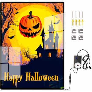A2 LED backlit poster frame lightbox wall-mounted acrylic Halloween decoration display <b>sign</b> shop wall decoration billboard - Product Image 1