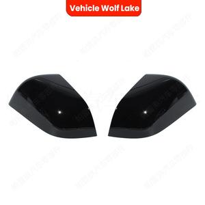 ฝาครอบกระจกมองข้างสีดำสำหรับรถยนต์เทสล่า รุ่น 3 ปี 2017-2019 ชุดเต็ม วัสดุ ABS - Product Image 2