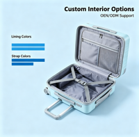 Valise rigide moderne pour PC, légère et multifonctionnelle, 20 pouces, avec siège enfant, chariot, OEM/ODM