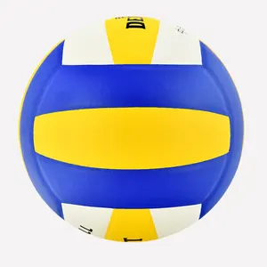 थोक वॉलीबॉल कस्टम इनडोर, आउटडोर टुकड़े टुकड़े में डिजाइन कोमल स्पर्श वॉलीबॉल खेलने वॉलीबॉल गेंद