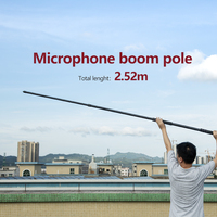 Manizek TE223 Bras de micro portable en aluminium avec une capacité de charge de 3 kg pour enregistrement vidéo et sonorisation