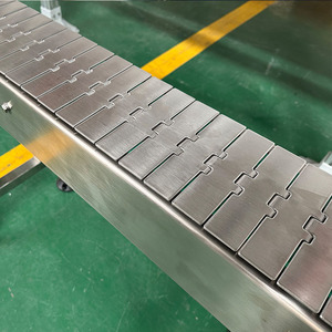 Sistem Konveyor Rantai Meja Atas Baja Tahan Karat yang Disesuaikan Pabrik untuk Konveyor Bir - Product Image 2