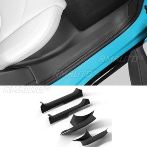 Car Threshold <b>Bar</b> For Xiaomi SU7 Body Kit Car Door Sill Scuff Plate Guard Pedal Protector Cill <b>Carpet</b> Strip Modification Part - Product Image 1