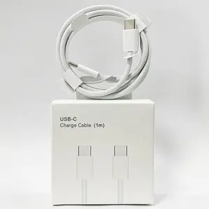 1 m 2 m umweltfreundliches geflochtenes kabel PD 60 W USB C TO TYPE C Schnellladekabel für Telefon Typ-c Datenkabel