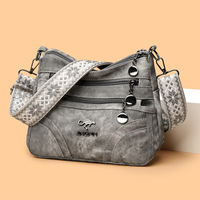 Sac à bandoulière pour femmes, sac fourre-tout en cuir souple de grande capacité, Texture raffinée, élégant et polyvalent, sac à main pour maman
