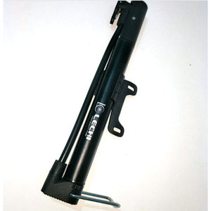 Mini bomba portátil para bicicleta, bomba de aire manual de aleación de aluminio, color plateado y negro, ligera, para inflar neumáticos de bicicleta - Product Image 2