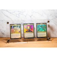 Boîtier magnétique personnalisé en acrylique pour cartes à collectionner, étui de protection pour boosters et cartes gradées P-SAed Guard Bumper