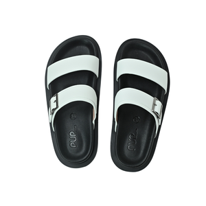 Nouvelle tendance mode 2026 : Sandales d'été personnalisées à plateforme pour femme, à semelle épaisse, bout ouvert, double bride à boucle, antidérapantes - Product Image 2