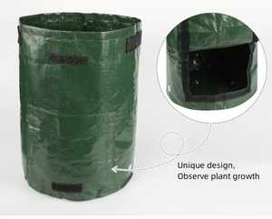 Heavy Duty PE 150gsm Reusable Foldable Eco-Friendly 5 Gallon Capacity <strong>Potato</strong> <strong>Planter</strong> Grow Bags Ventilation Vegetable Planting - Product Image 3