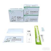 Hunde- und Katzen-Herzwurm-Antigen Schnelltest-Karte FCHW Ag Veterinärdiagnostik-Test für Hunde Katzen Tierklinik-Gebrauch OEM ODM