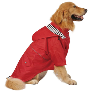 Qiqu, suministros <span class=keywords><strong>para</strong></span> mascotas, diseñador personalizado, impermeable <span class=keywords><strong>para</strong></span> mascotas, chaqueta de <span class=keywords><strong>lluvia</strong></span> con cremallera de doble capa <span class=keywords><strong>para</strong></span> <span class=keywords><strong>perros</strong></span> con capucha, Poncho impermeable <span class=keywords><strong>para</strong></span> <span class=keywords><strong>perros</strong></span>, novedad de 2024 - Product Image 1