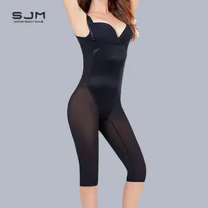 Century Beauty Custom Transparent Full Body Shapers Private Label Fit Open Chest Shaping Bodysuit Shapewear For Women Plus Size