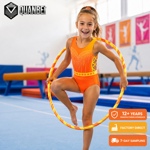 <span class=keywords><strong>Justaucorps</strong></span> de gymnastique rythmique personnalisés avec logo, sans manches, dos croisé scintillant, vente en gros directe usine - Product Image 3