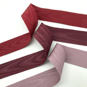 19mm 고급 100% 폴리에스터 모아레 리본 더블 페이스 선물 포장 gossamer 패브릭 - Product Image 2