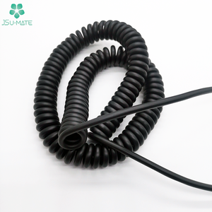 Benutzer definiertes 5-adriges PU-Spiral kabel Gewickeltes <span class=keywords><strong>USB</strong></span>-C-zu-<span class=keywords><strong>USB</strong></span>-C-Typ-PU-Daten ladekabel <span class=keywords><strong>USB</strong></span>-Tipo-C-PU-Kabel - Product Image 3