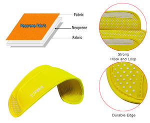 बैकपैक बैग बैग के लिए सार्वभौमिक मोटी मुलायम ले जाने वाले कंधे के लिए कंधे का पट्टा पैड, जिम बैग ब्लैक - Product Image 6
