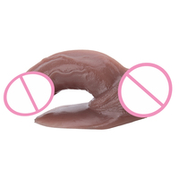 Funda empaquetadora de pene de silicona realista al por mayor con empaquetador suave de escroto grande Ftm pene protésico para lesbianas