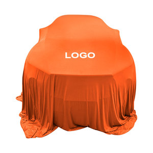 Precio de fábrica, tamaño personalizado, tela lisa transpirable, cubierta elástica de seda <span class=keywords><strong>para</strong></span> exposición de coches, cubierta <span class=keywords><strong>para</strong></span> coche - Product Image 3