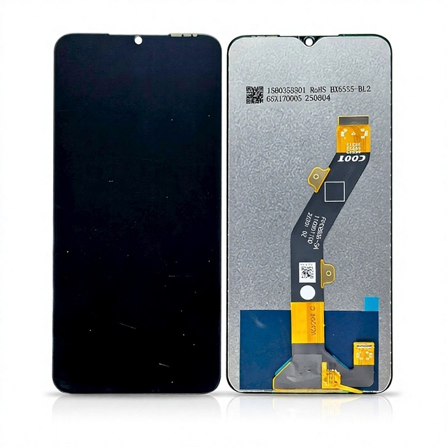 Mobile Phone LCD Display Assembly With Touch Frameless Waterdrop Screen Replacement for Infinix Tecno Models Wholesale