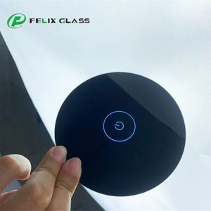 Custom Black Crystal Glass Induction Touch <b>Panel</b> for Industrial & <b>Decorative</b> Display <b>Screens</b> Anti-Fingerprint & Waterproof - Product Image 6