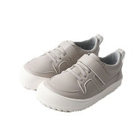 Chaussures de marche respirantes, dessus gris, semelle extérieure en caoutchouc antidérapante, design léger pour un style de vie urbain