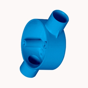 Caja de Conexiones de PVC Bidireccional de Vietnam, Azul, Resistente a la Combustión, Conducto Rígido, Estándar BS EN 50086 2 1, Venta al Por Mayor - Product Image 3