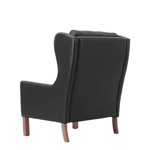 Chất Lượng Cao Gỗ Óc Chó <span class=keywords><strong>Borge</strong></span> <span class=keywords><strong>Mogensen</strong></span> Ghế Sofa Màu Đen Bộ Đồ Nội Thất Da Ghế Sofa - Product Image 3