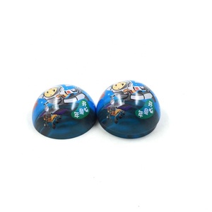 Boîte sphérique en fer blanc imprimée pour surprise, emballage en forme de boule pour jouet ou œuf surprise - Product Image 6
