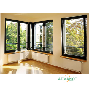Fenêtres en bois de couleur personnalisée à vendre inserts de bureau Fenêtres en aluminium - Product Image 6