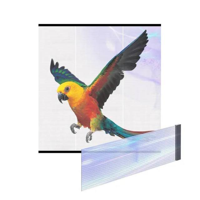 HD Transparent Mesh Module Display 3D LED Transparent P10  Glass Advertising Screen