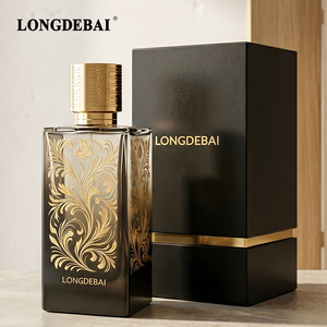 Botella de Perfume Cuadrada para Hombre 2026, Transparente, Rectangular, Vacía, de 30ml, 50ml, 100ml, de Vidrio con Tapa Zamac - Product Image 3