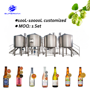 Chaudière en acier inoxydable de 1000 L avec <span class=keywords><strong>pompe</strong></span> et moteur PLC <span class=keywords><strong>pour</strong></span> système de brassage de <span class=keywords><strong>bière</strong></span> <span class=keywords><strong>à</strong></span> usage domestique - Product Image 1