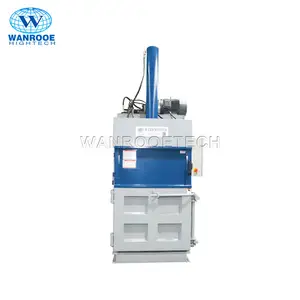 Waste Paper Cardboard Cloth Vertical Baler Machine