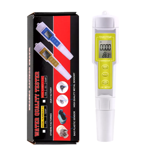 Qualidade da água Monitor <span class=keywords><strong>Digital</strong></span> 3 in1 TDS EC Temperatura Medidor <span class=keywords><strong>Ph</strong></span> Pen para Aquários Laboratório - Product Image 2