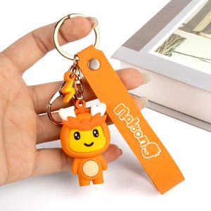 מותגי יוקרה מעצב אופנה מיני אופנה 3D אנימה keychain מיני pvc קריקטורה תיק גומי קסומים אביזרים שרשרת פלסטיק סיליקון - Product Image 1