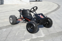 Nuevo ATICOL LP-01C, Motor de Gasolina de 4 Tiempos y 212cc, Go-Kart con Frenos de Disco Hidráulicos, Transmisión por Cadena, Velocidad Máxima de 35 km/h, Consumo de Combustible de 3L/100km