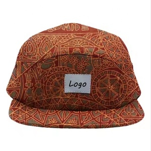 Tùy Chỉnh Phi Mô Hình In 5 Bảng Điều Chỉnh Hat Cap Bán Buôn Da Dệt Vá Logo - Product Image 5