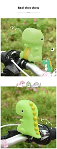 Sonnette de vélo dinosaure, <span class=keywords><strong>klaxon</strong></span> de vélo mignon avec bulbe à presser, son fort et clair, compatible avec vélo, trottinette, draisienne - Product Image 2