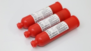 Jufeng SMT SMD BGA IC <span class=keywords><strong>กา</strong></span>วสีแดง<span class=keywords><strong>กา</strong></span>วอีพิบอนด์20มล./30มล. สำหรับเครื่องจ่าย - Product Image 6