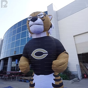 Costume da Mascotte Tigre Gonfiabile Gigante 3m in Tessuto Oxford Personalizzato con Logo per Squadre Sportive/Scuole/Stadi di Calcio/Eventi Sportivi - Product Image 4