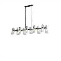 Lustres modernes de luxe léger pour salons, escaliers, salles à manger, hôtels. Lampes en cristal et en cuivre, fabrication sur mesure directe d'usine.