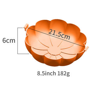 Nueva bandeja <span class=keywords><strong>de</strong></span> silicona para hornear, molde <span class=keywords><strong>de</strong></span> silicona con forma <span class=keywords><strong>de</strong></span> calabaza <span class=keywords><strong>de</strong></span> Halloween, molde para pasteles, cesta para <span class=keywords><strong>freidora</strong></span> <span class=keywords><strong>de</strong></span> <span class=keywords><strong>aire</strong></span> <span class=keywords><strong>de</strong></span> 8,5 pulgadas, olla - Product Image 4