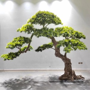 100% Handmade Giả Cây Tuyết Tùng Lớn Ngoài Trời Trong Nhà Nhân Tạo Bonsai Thông Tùy Chỉnh OEM & ODM Nguồn Củ<span class=keywords><strong>a</strong></span> Nhà Máy Cao Cấp Cây - Product Image 6