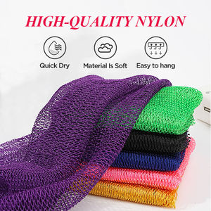 Esponja Exfoliante Africana em Rede com Nós, Loofah de Malha de Nylon, Toalha Simples para Banho e Lavagem Corporal - Product Image 2