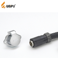 Connecteur circulaire Weipu série WP, 2 broches, 3 broches, connecteur femelle, 6 broches, 7 broches, 8 broches, 15A/30A, connecteur d'alimentation